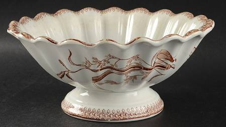 Summer Time Brown Large Fruit Bowl