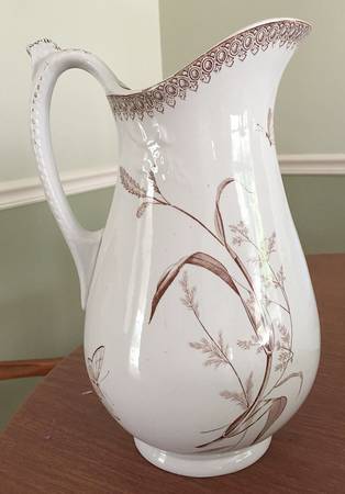 Summer Time Brown Large Pitcher