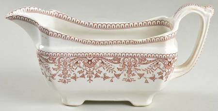Tournay Brown Gravy Boat