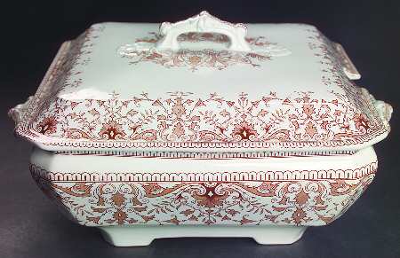 Tournay Brown Tureen &  Lid