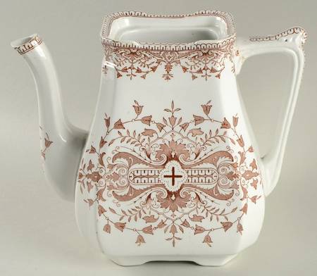 Tournay Brown Teapot No Lid