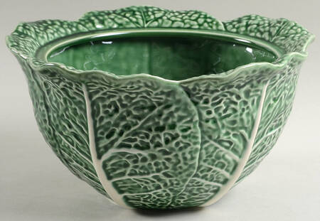 Cabbage Green Tureen No Lid
