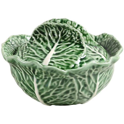 Cabbage Green Small Tureen & Lid