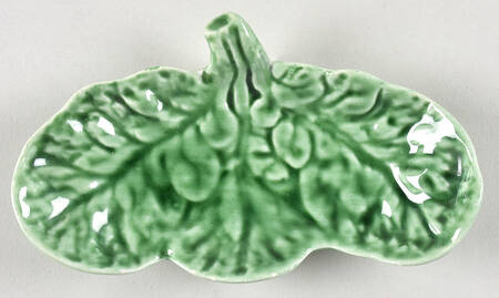 Cabbage Green Silver Tray