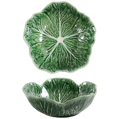 Cabbage Green Coupe Soup Bowl