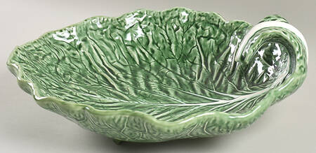 Cabbage Green 12" Leaf Bowl