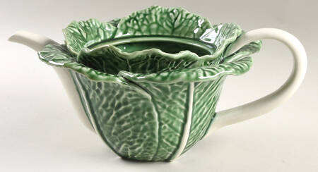 Cabbage Green Teapot No Lid
