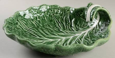 Cabbage Green 12" Leaf Bowl
