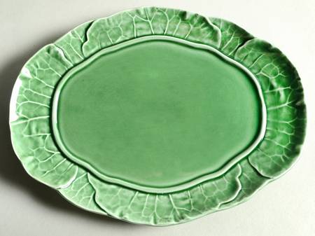Cabbage Green Oval Butter No Lid