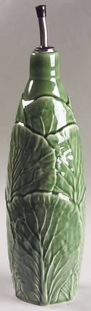 Cabbage Green Oil Jar & Drizzle Spout