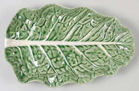 Cabbage Green 8" Oval Serving Platter