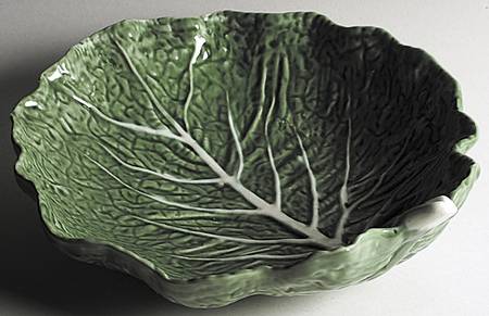 Cabbage Green Footed Bowl