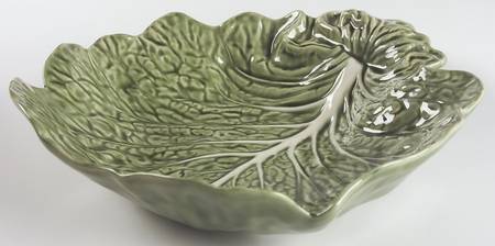 Cabbage Green Footed Bowl
