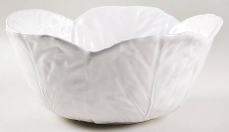 Cabbage White 11" Large Salad Serving Bowl