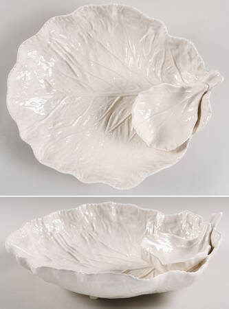 Cabbage White 1 Piece Chip & Dip