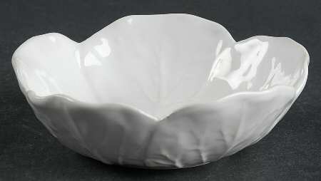 Cabbage White Fruit/Dessert (Sauce) Bowl by Bordallo Pinheiro