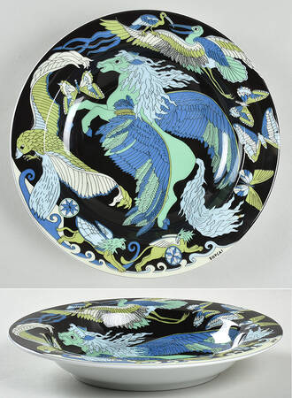 Fantasia Large Rim Soup Bowl