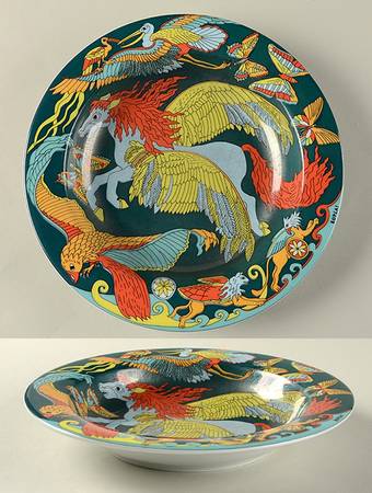 Fantasia Large Rim Soup Bowl