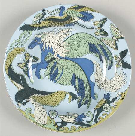 Fantasia Large Rim Soup Bowl