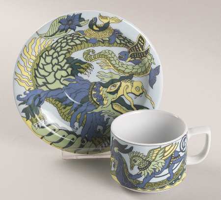 Fantasia Flat Cup & Saucer Set