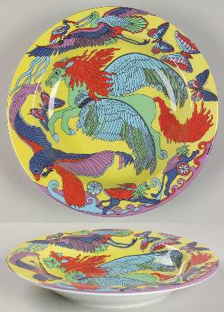 Fantasia Large Rim Soup Bowl