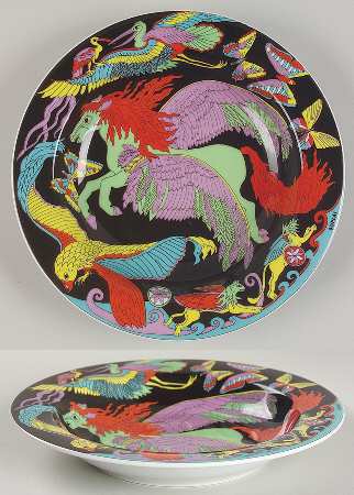 Fantasia Large Rim Soup Bowl