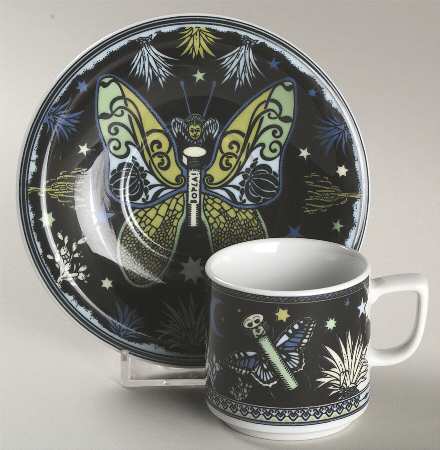 Paradise Flat Demitasse Cup & Saucer Set