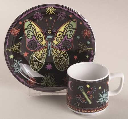 Paradise Flat Demitasse Cup & Saucer Set
