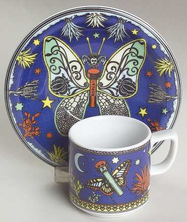 Paradise Flat Demitasse Cup & Saucer Set