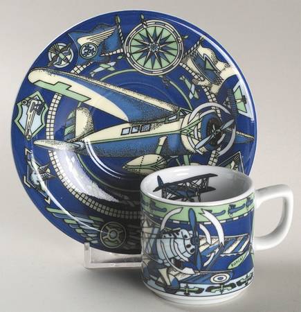 Voyage Flat Demitasse Cup & Saucer Set