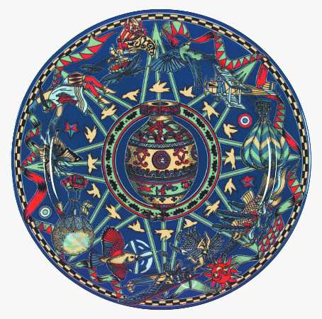Voyage 12" Chop Plate (Round Platter)