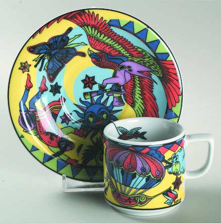 Voyage Flat Demitasse Cup & Saucer Set