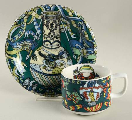 Voyage Flat Cup & Saucer Set