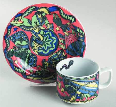 Voyage Flat Cup & Saucer Set