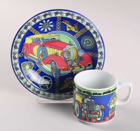 Voyage Flat Demitasse Cup & Saucer Set