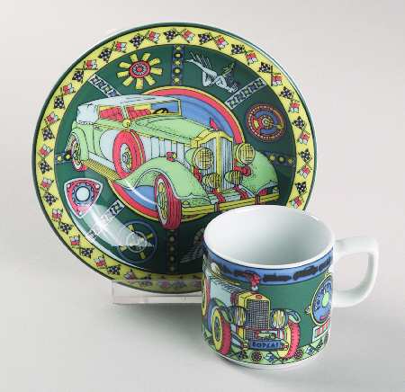 Voyage Flat Demitasse Cup & Saucer Set