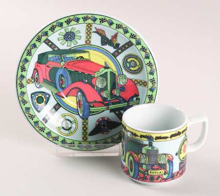 Voyage Flat Demitasse Cup & Saucer Set