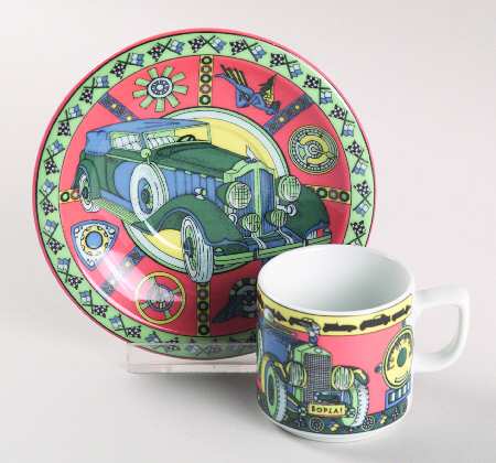 Voyage Flat Demitasse Cup & Saucer Set