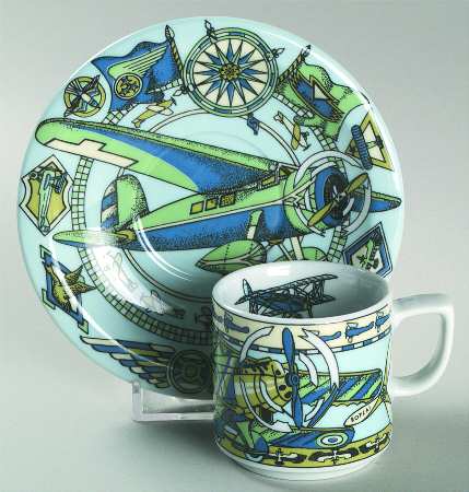 Voyage Flat Demitasse Cup & Saucer Set