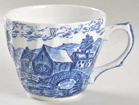 English Country Scenes Blue Footed Cup