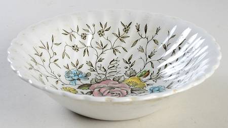 Floral Bouquet Coupe Cereal Bowl