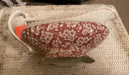 May Blossom Pink Gravy Boat