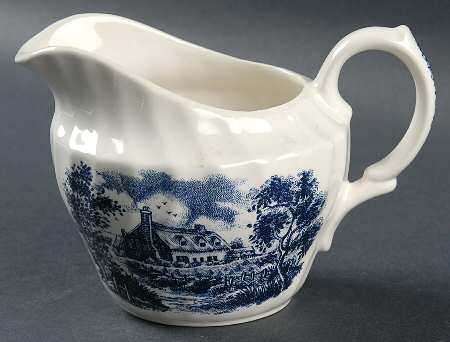 Memory Lane Blue Creamer