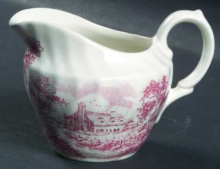 Memory Lane Pink Mini Creamer