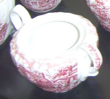 Merrie Olde England Pink Sugar Bowl No Lid