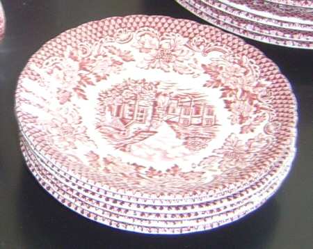 Merrie Olde England Pink Salad Plate