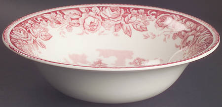 Stratford Scenes Pink 9" Round Vegetable Bowl