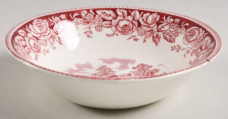 Stratford Scenes Pink Coupe Cereal Bowl