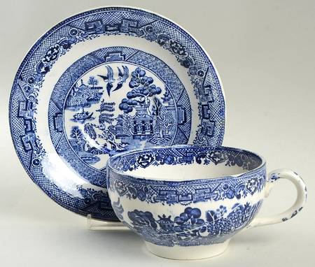 Willow Blue Breakfast Cup & Saucer Set