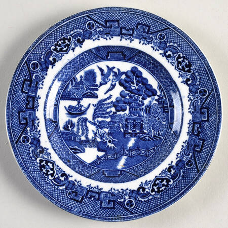Willow Blue Bread & Butter Plate